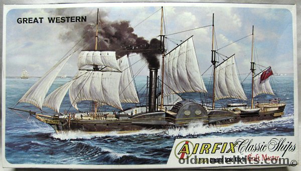 Airfix 1/180 Great Western Atlantic Ocean Liner, 1701-300 plastic model kit